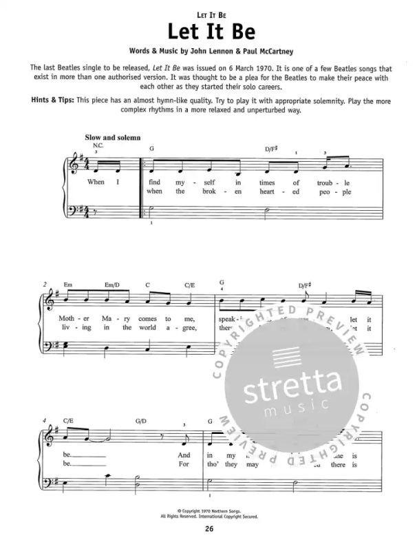 Consejos tono Distante Really Easy Piano: The Beatles | comprar en Stretta tienda de partituras  online