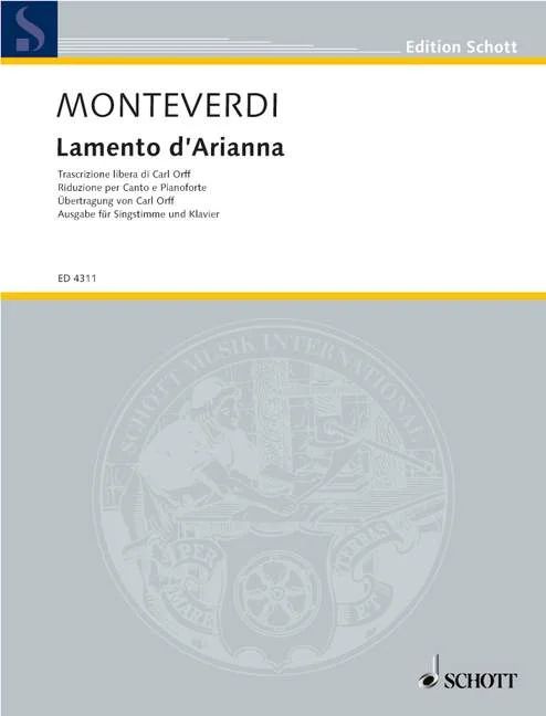 Claudio Monteverdii inni - Lamento d'Ariana