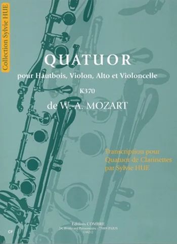 Wolfgang Amadeus Mozart - Quatuor pour hautbois, violon, alto et cello KV370