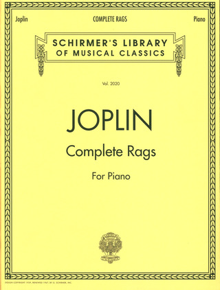Scott Joplin - Complete Rags for Piano