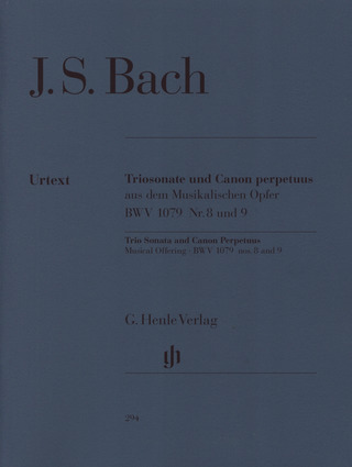 Johann Sebastian Bach - Triosonate und Canon perpetuus aus dem Musikalischen Opfer BWV 1079 Nr. 8 und 9