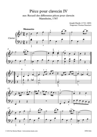 Joseph Haydn: Pièce pour clavecin IV