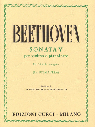 Ludwig van Beethoven: Sonata in F Major no.5 op.24
