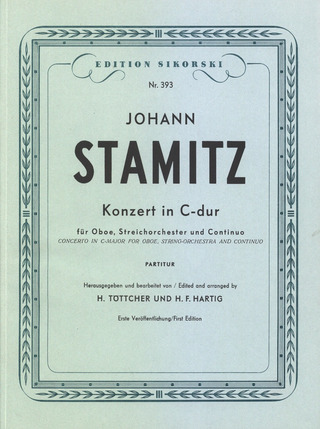 Johann Stamitz - Konzert für Oboe, Streicher und BC C-Dur