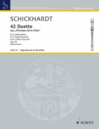 Johann Christian Schickhardt - 42 Duette