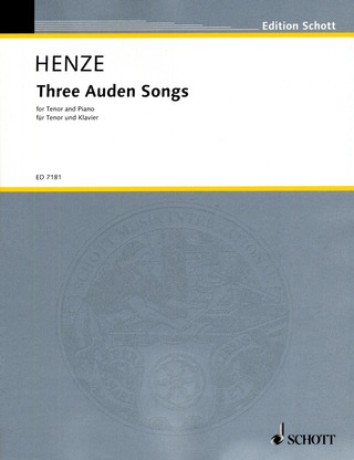 Hans Werner Henze - Three Auden Songs