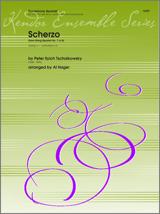 Pjotr Iljitsch Tschaikowsky: Scherzo (from String QuartetNo. 1 In D)