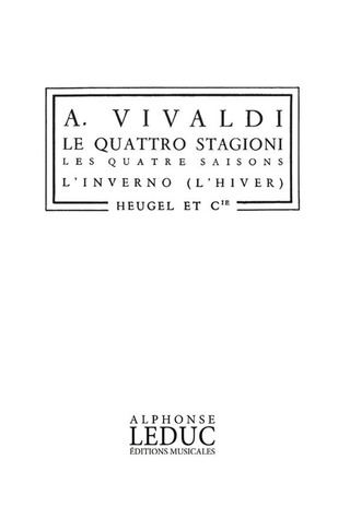 Antonio Vivaldi - 4 Saisons L'Hiver