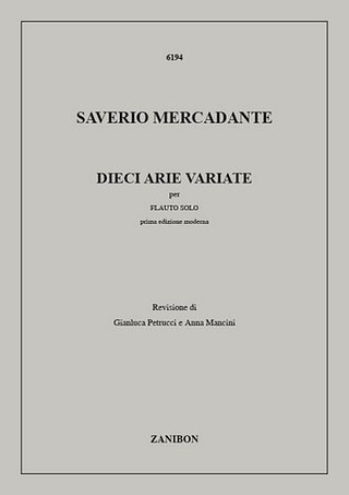 Saverio Mercadante i inni - Dieci Arie Variate (10)