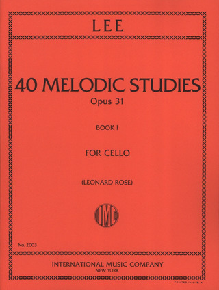 Studi Melodici Op. 31 Vol. 1 (Rose)