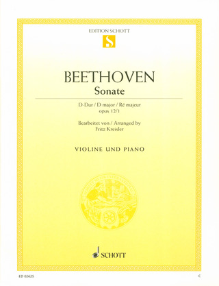Ludwig van Beethoven: Sonate D-Dur op. 12/1