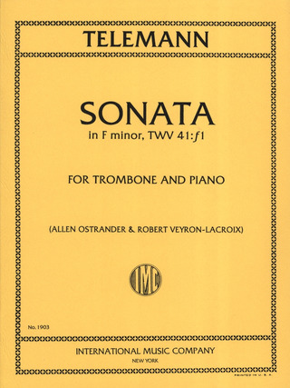 Georg Philipp Telemann - Sonate in f-Moll, TWV 41:f1