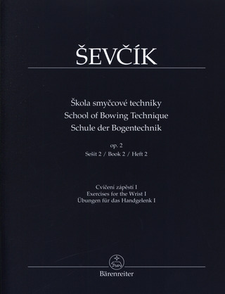 Otakar Ševčík - Schule der Bogentechnik op. 2/2
