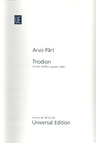 Arvo Pärt - Triodion
