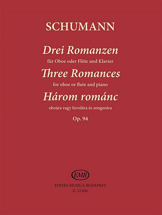 Robert Schumann - Drei Romanzen op. 94