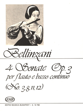 Paolo Benedetto Bellinzani - 4 Sonate per flauto e basso continuo op. 3