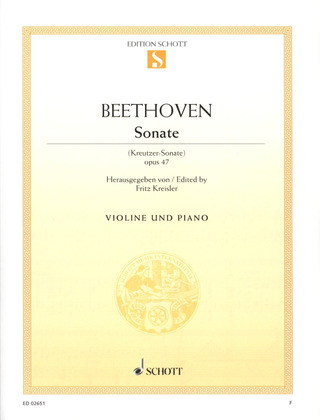 Ludwig van Beethoven - Sonate  A-Dur op. 47 (1802-1804)