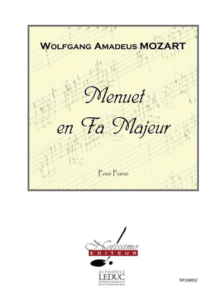 Wolfgang Amadeus Mozart - Menuet En Fa Majeur