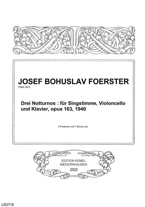Josef Bohuslav Foerster - Drei Notturnos