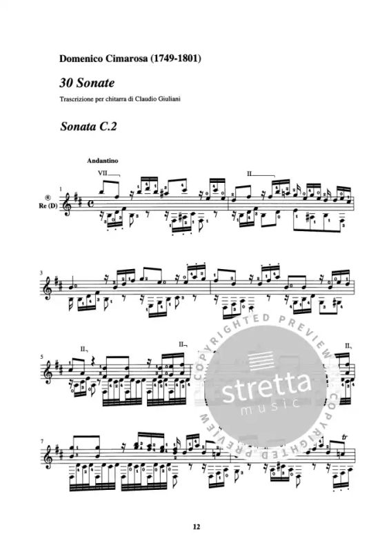 Domenico Cimarosa: 30 Sonate (1)