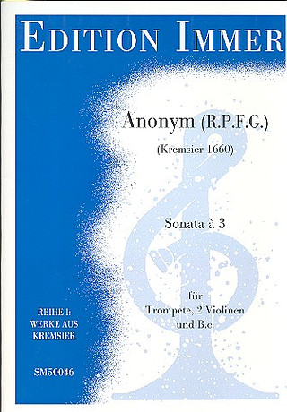 Anonymus - Sonata à 3