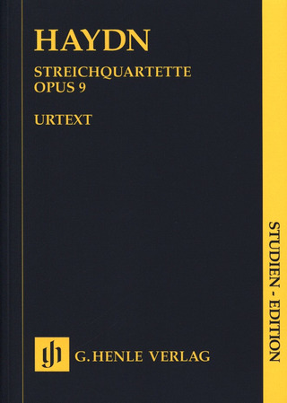 Joseph Haydn: Streichquartette Heft II op. 9