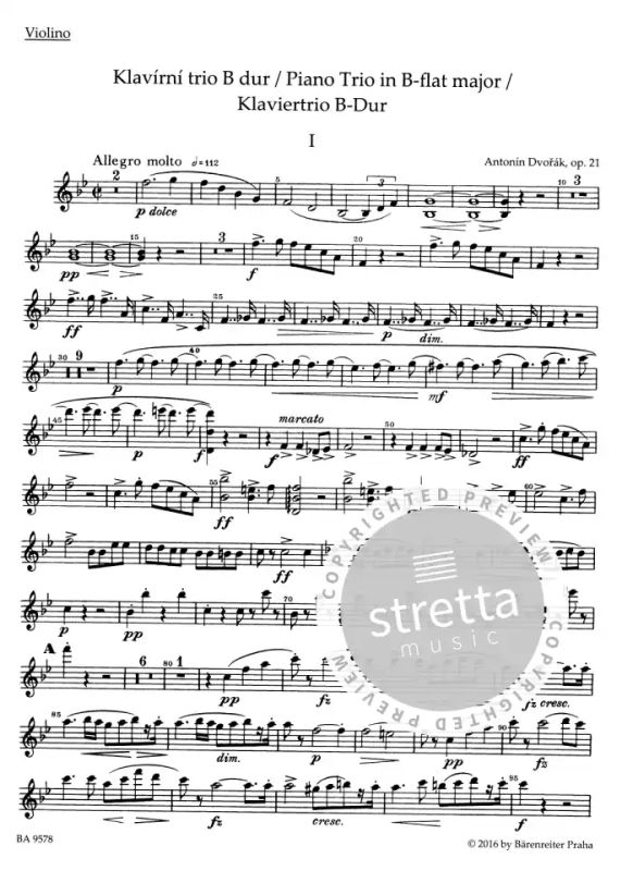 Antonín Dvořák - Klaviertrio B-Dur op. 21 (4)