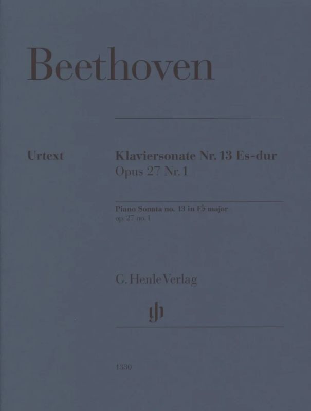 Ludwig van Beethoven - Piano Sonata no. 13 in Eb major op. 27/1