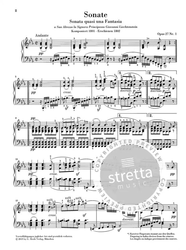 Ludwig van Beethoven - Piano Sonata no. 13 in Eb major op. 27/1 (1)