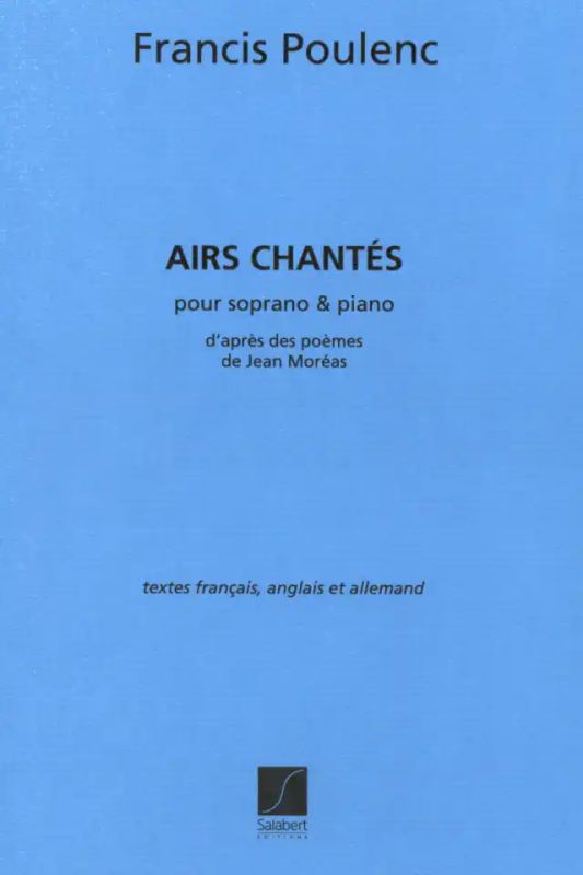Francis Poulenc - Airs chantés