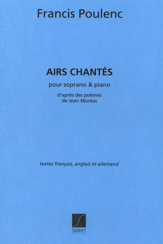 Francis Poulenc: Airs chantés