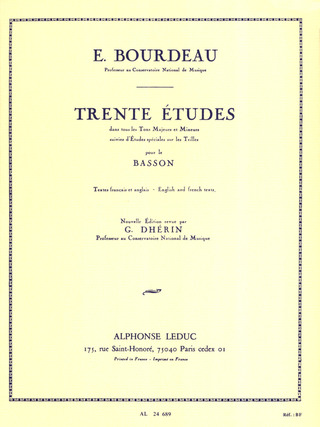 Bourdeau: 30 Etudes