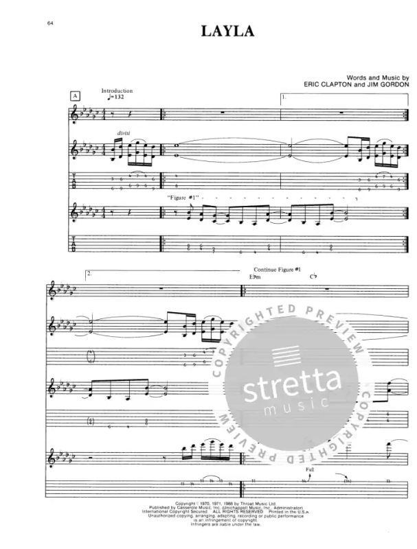 Crossroads 2 from Eric Clapton | buy now in the Stretta sheet music shop