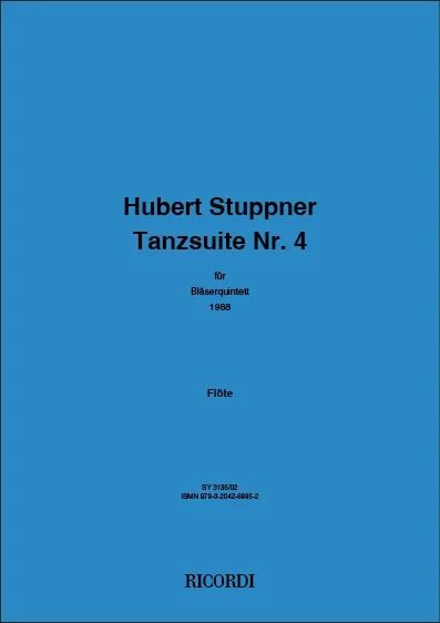 Hubert Stuppner - Tanzsuite nr. 4