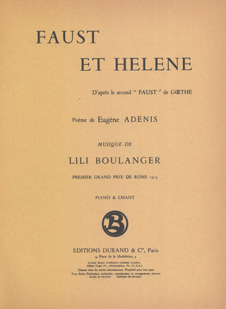 Lili Boulanger - Faust et Hélène