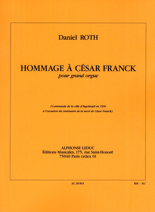 Hommage A Cesar Franck