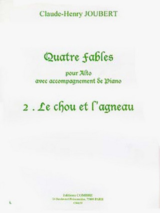 Claude-Henry Joubert - Fables (4) n°2 Le Chou et l'agneau