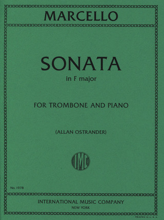 Benedetto Marcello - Sonate in F-Dur
