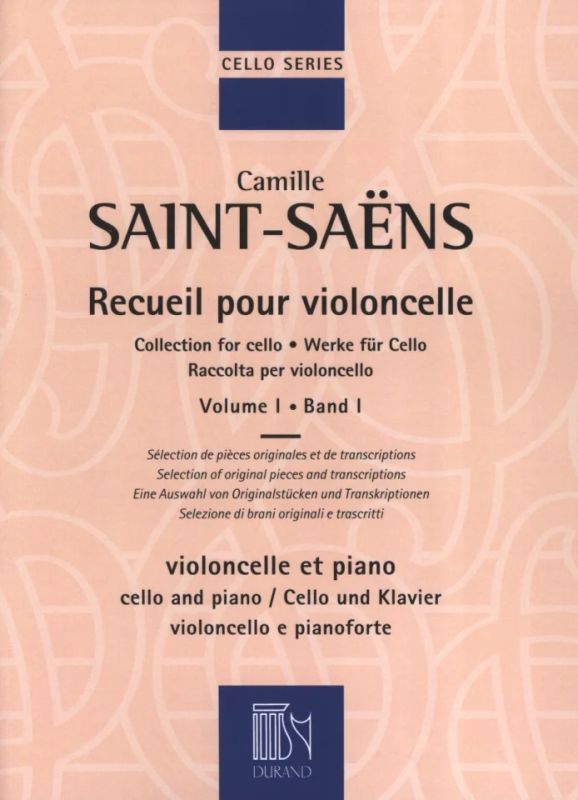 Camille Saint-Saëns - Collection for Cello 1