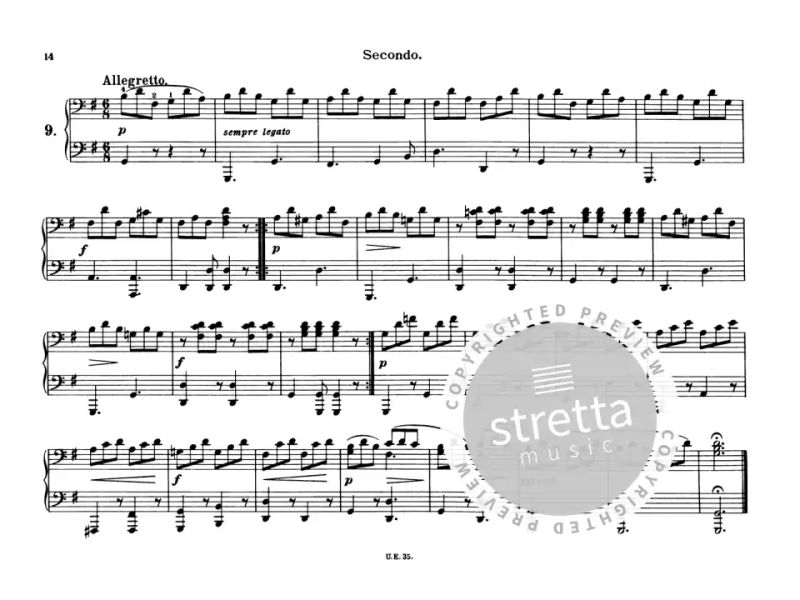 Anton Diabelli - Melodische Übungsstücke für Klavier zu 4 Händen op. 149 (2)