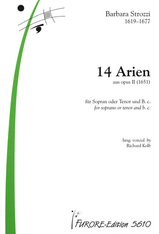 Barbara Strozzi - 14 Arien aus op. 2