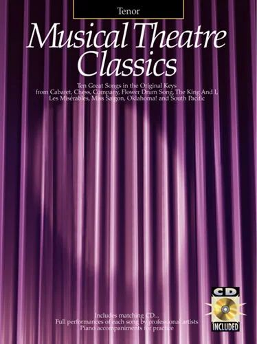 Musical Theatre Classics Tenor Pvg Bk/Cd