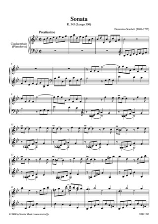 Domenico Scarlatti - Sonate B-Dur