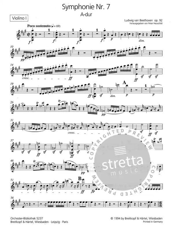 Ludwig van Beethoven: Symphony No. 7 in A major Op. 92 (1)