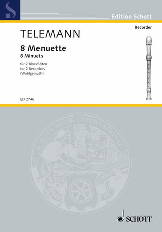 Georg Philipp Telemann - 8 Menuets