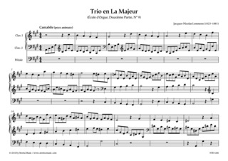 Jacques-Nicolas Lemmens: Trio A-Dur