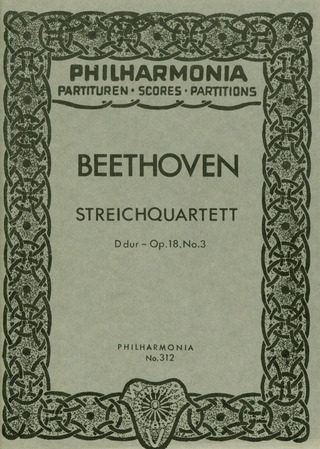 Ludwig van Beethoven - Streichquartett D-Dur op. 18/3