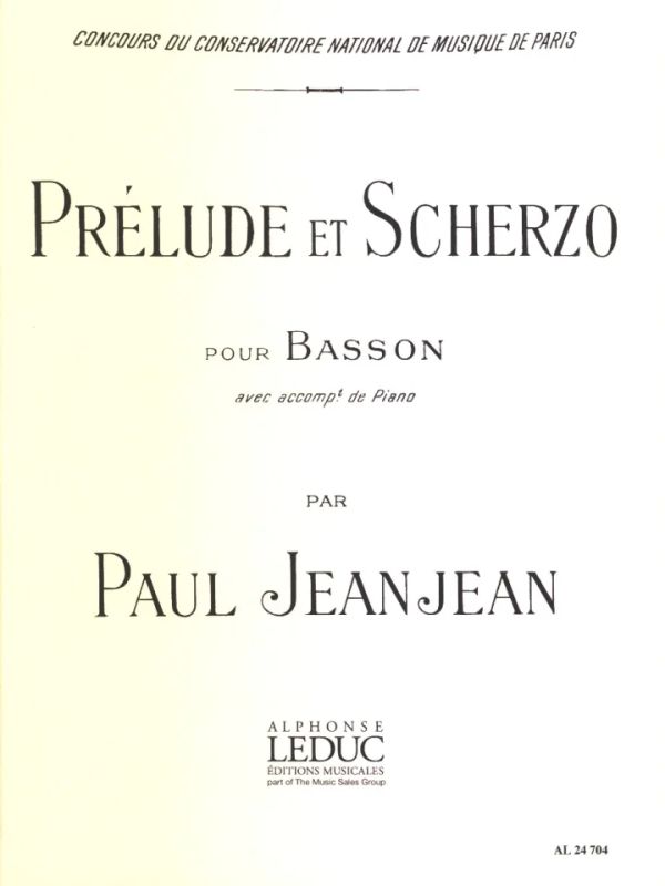 Paul Jeanjean - Prelude Et Scherzo