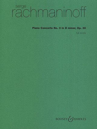 Rachmaninov concerto per pianoforte n° 3 in re minore op. 30 Spartiti