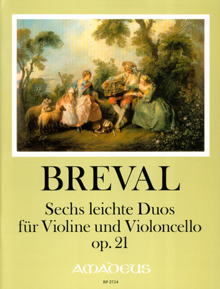 Jean-Baptiste Bréval - Six easy duets op. 21